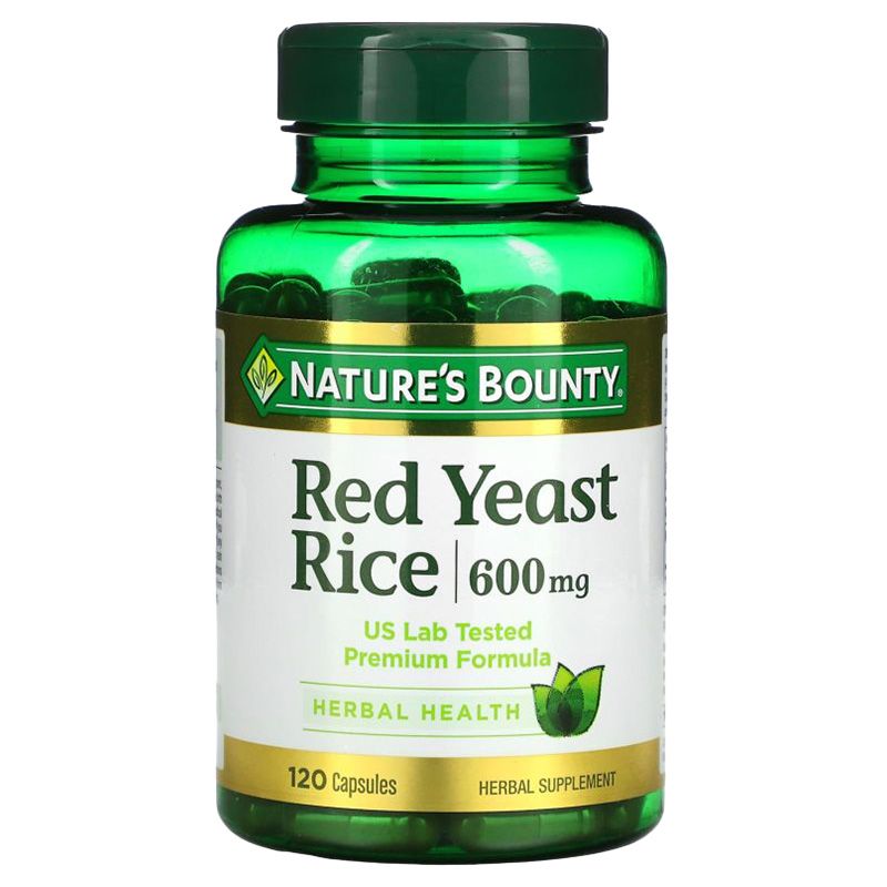 Nature's Bounty - Red Yeast Rice Capsules - 600mg - 250's