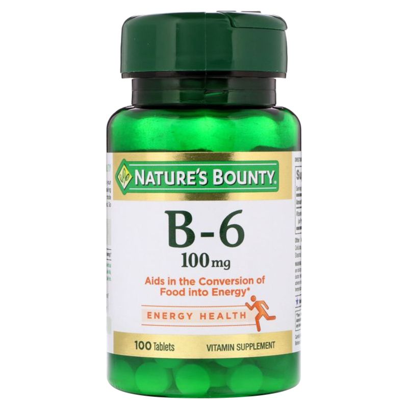 Nature's Bounty - Vitamin B6 Tablets - 100mg - 100's