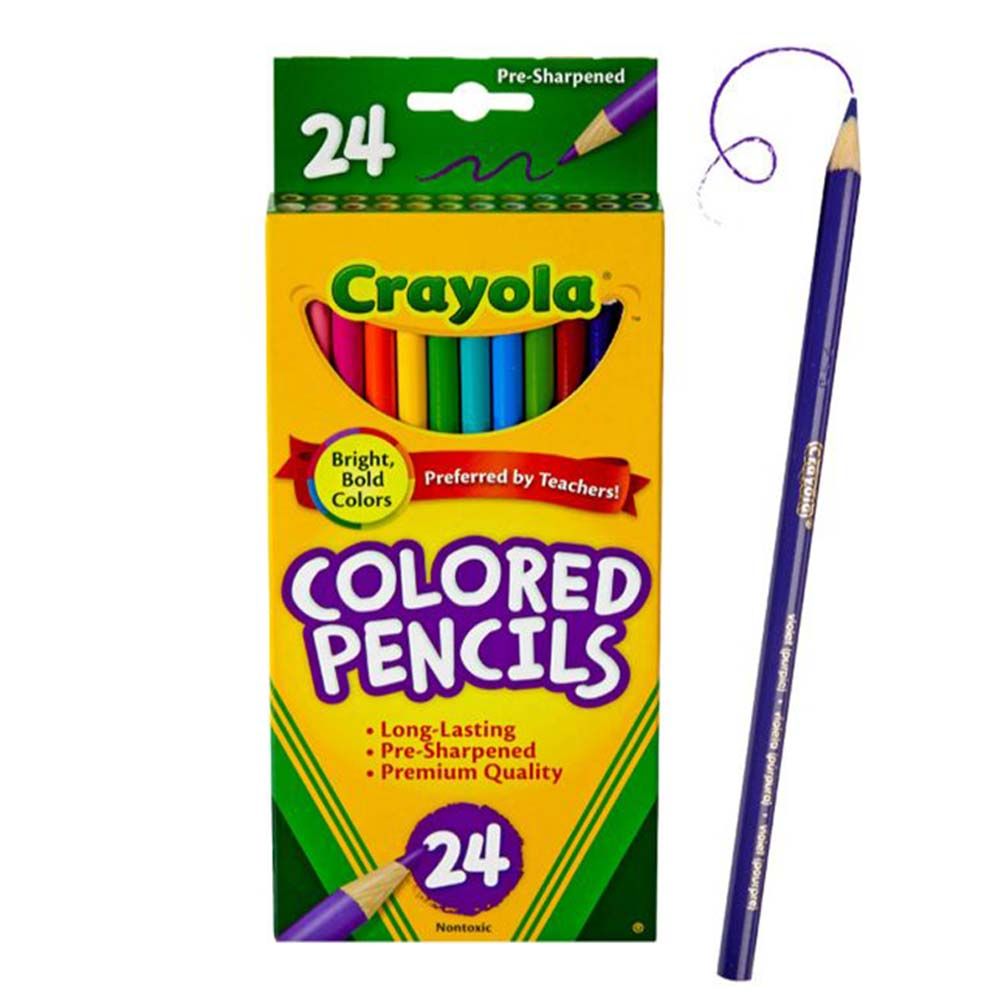 Crayola - 24 Colored Pencils Long