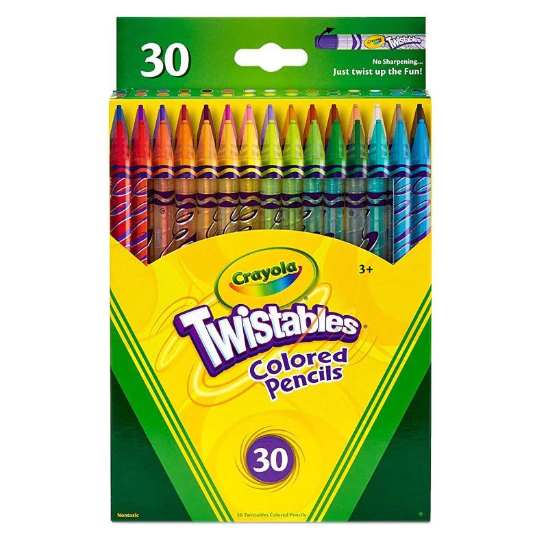 Crayola - Set of 30 Twistables Colored Pencils