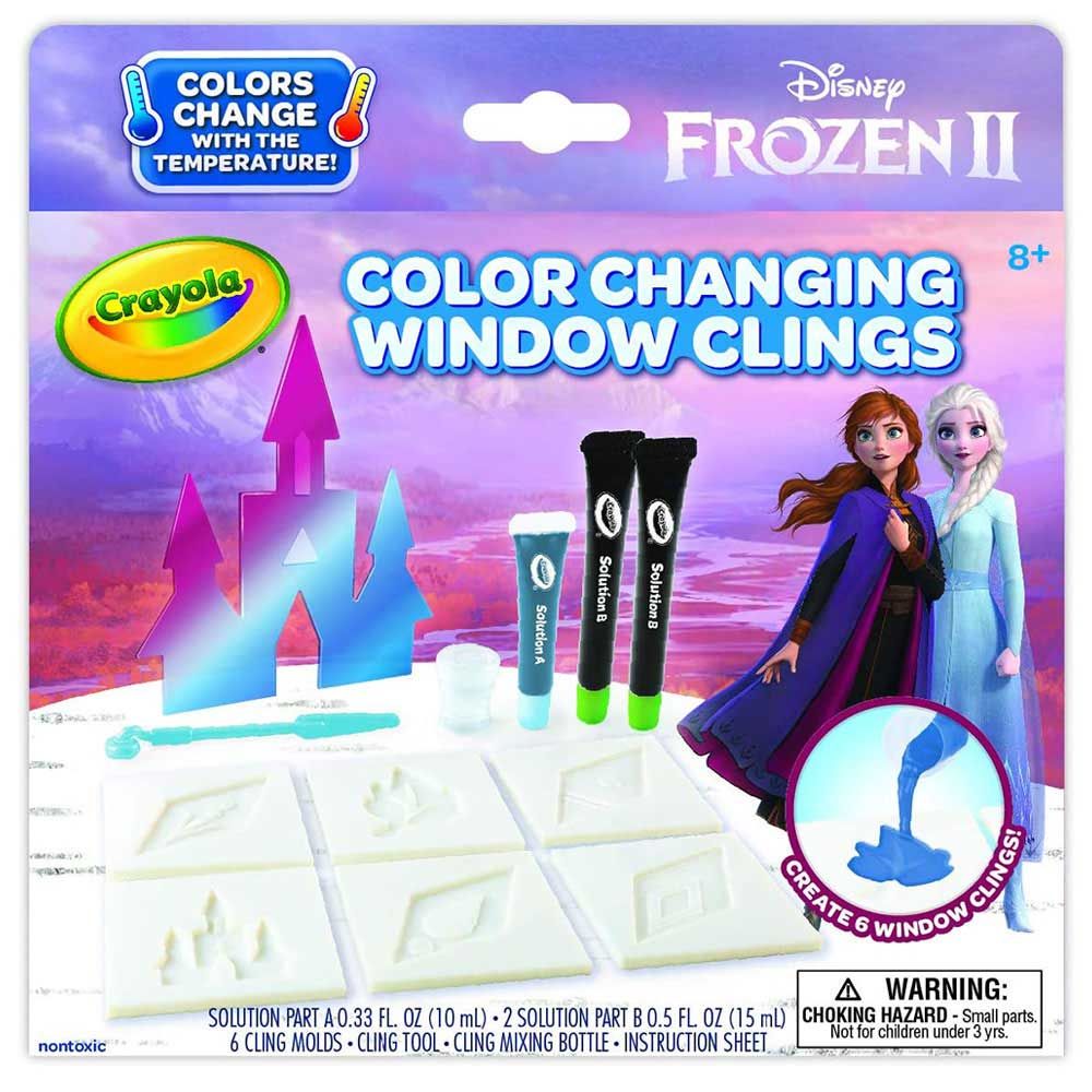 Crayola - Snowflake Window Clings Frozen 2