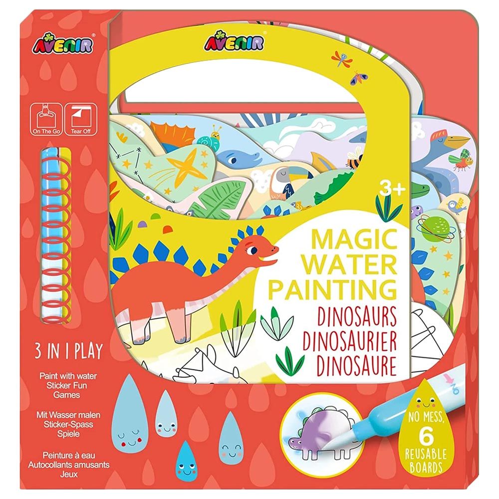 Avenir - Magic Water Painting - Dinosaur