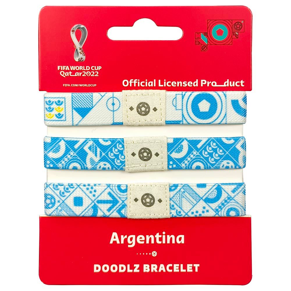 Fifa - World Cup Qatar 2022 Doodlz Bracelet - Argentina