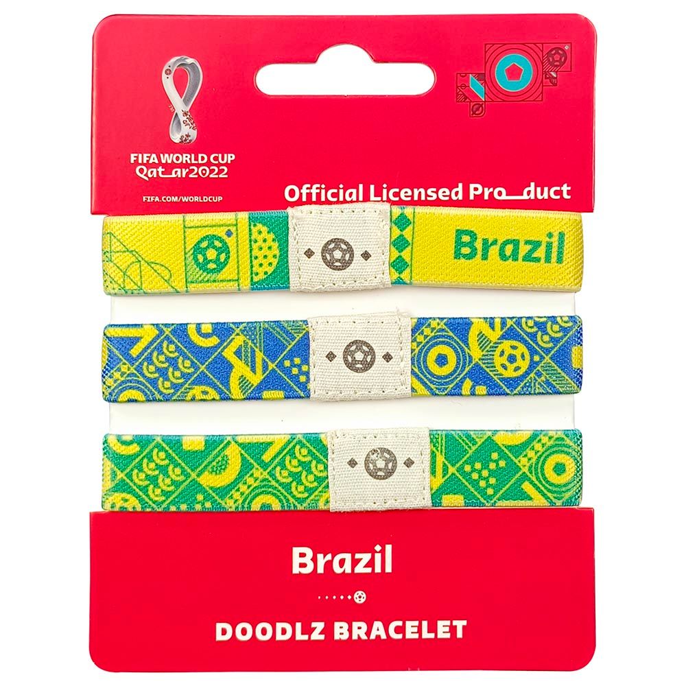 Fifa - World Cup Qatar 2022 Doodlz Bracelet - Brazil
