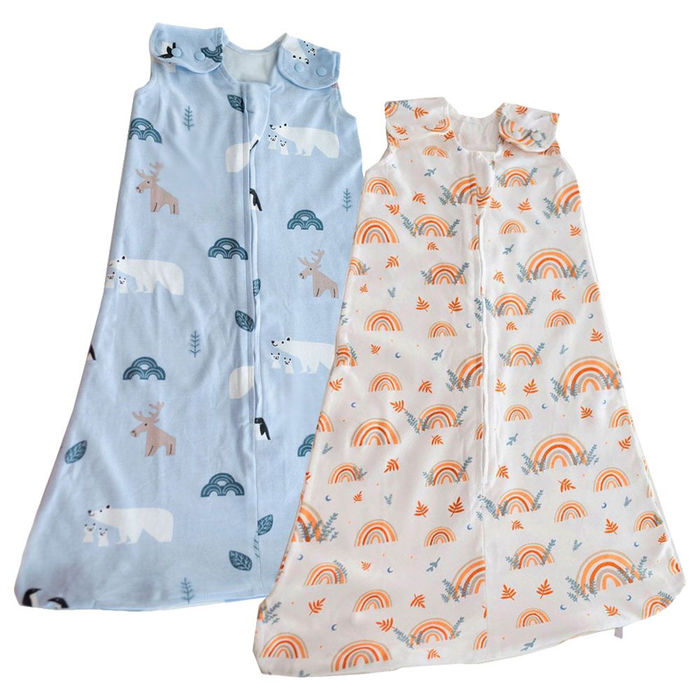 Tickle Tickle - 2pc-Set - Snowfluffs & Rainbow Sleeping Bag