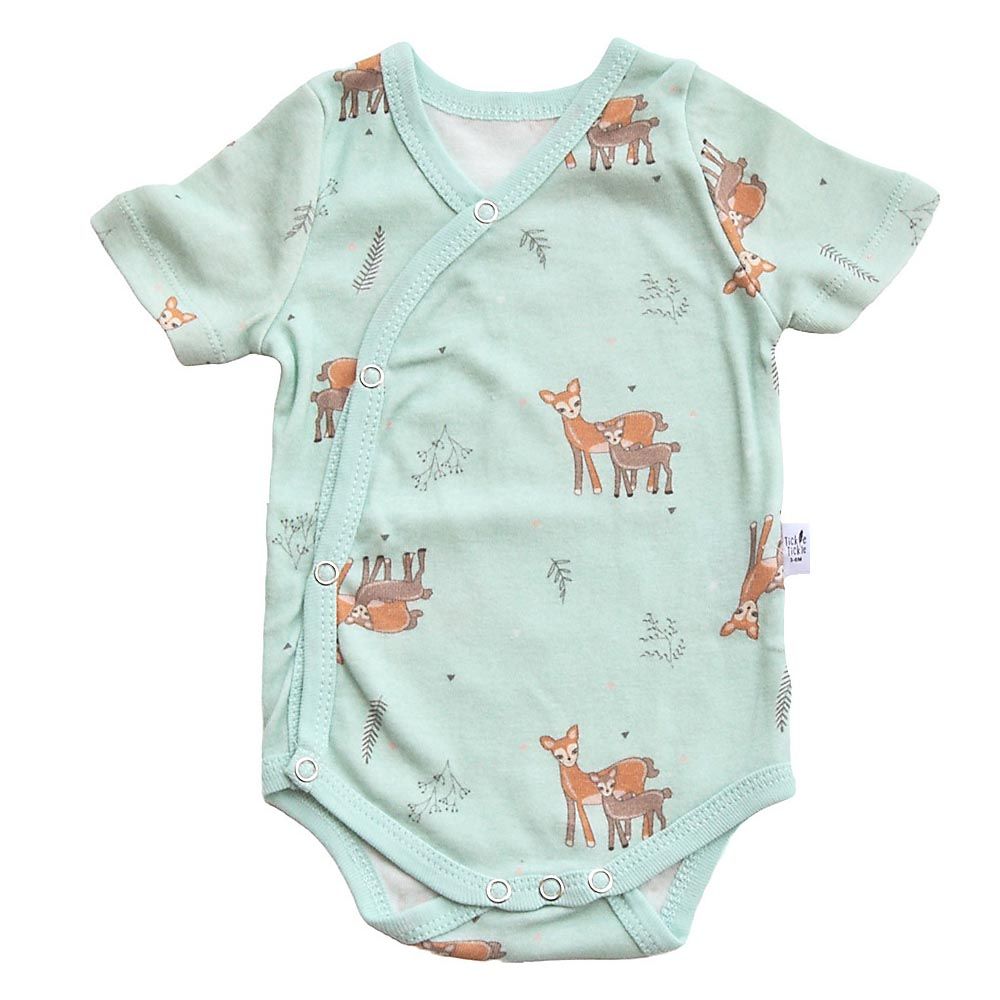 Tickle Tickle Organic Clothing - Dasher Bodysuit - Green
