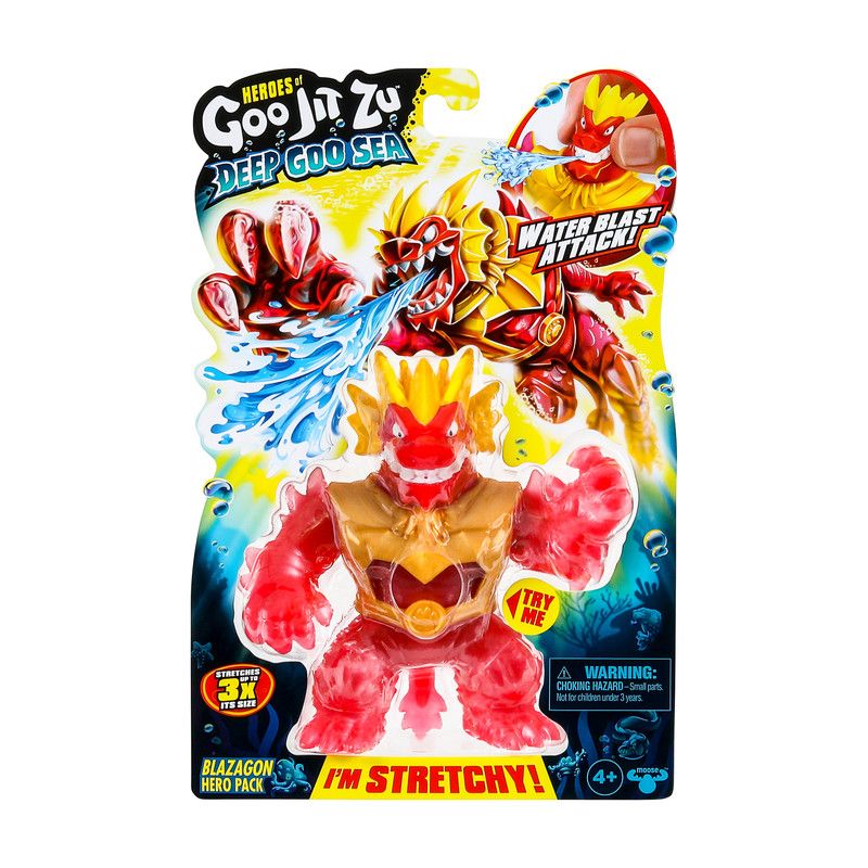 Heroes Of Goo Jit Zu - Deep Goo Sea Blazagon Hero Pack