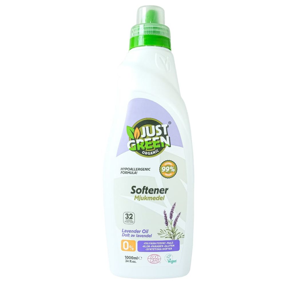 Just Green Organic - Lavender Oil Fabric Softener - 1000ml