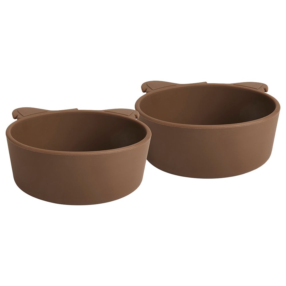 Nuuroo - Alex Silicone Deep Koala Plate Pack of 2 - Acorn