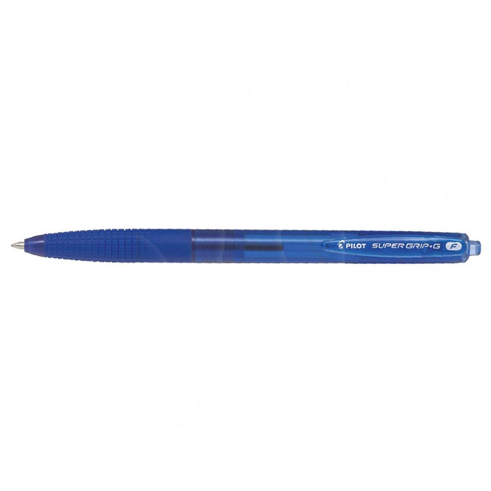 Pilot - Supergrip G Rect Ball Pen Fine - Blue