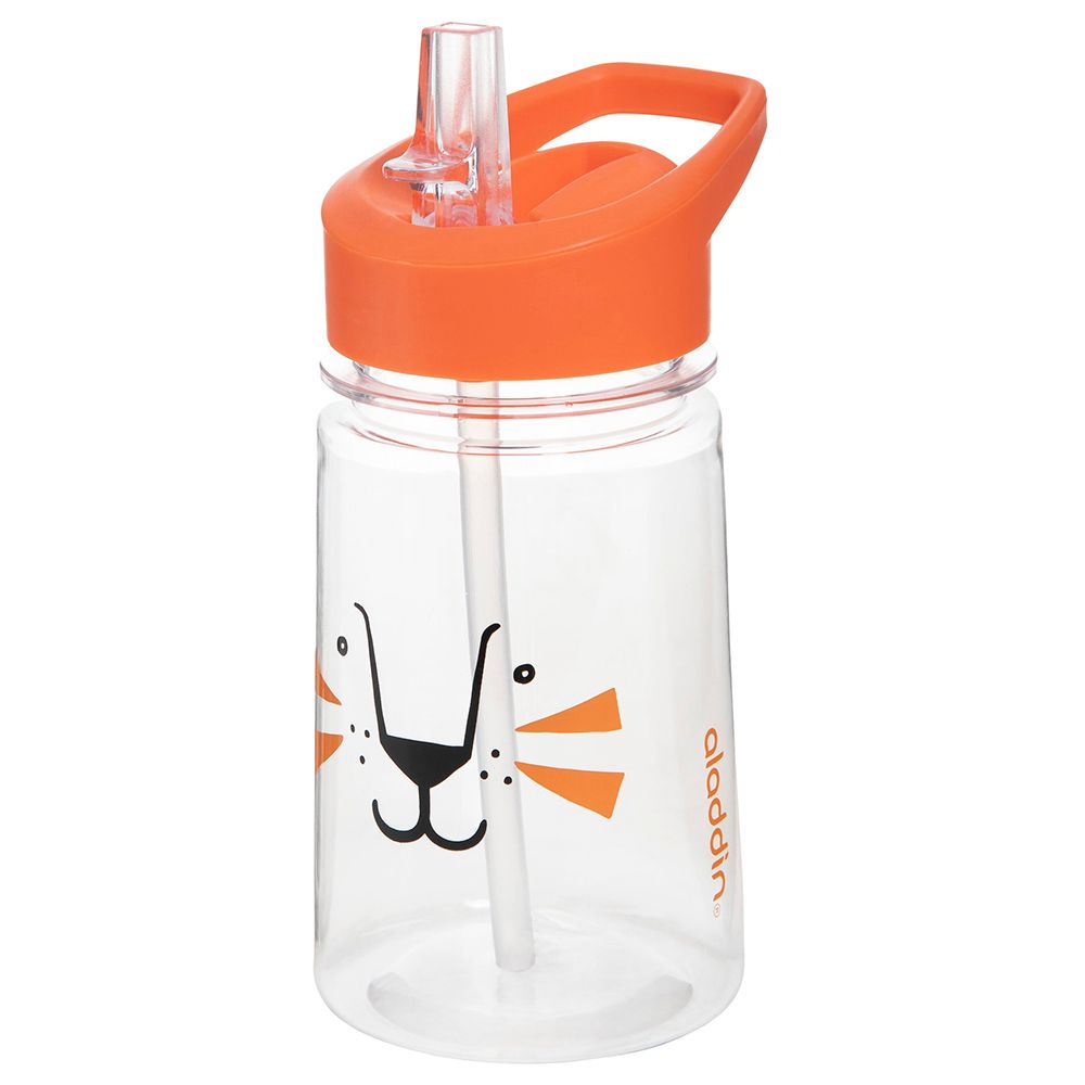 Aladdin - Water Bottle Flip & Sip Lion - Orange - 430ml