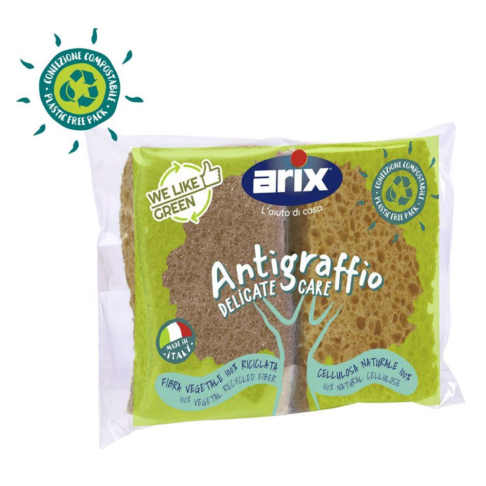 Arix - Antigraffio Natural Cellulose Sponge Pack of 2