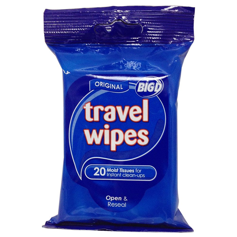 Big D - Travel Wipes Original 20's