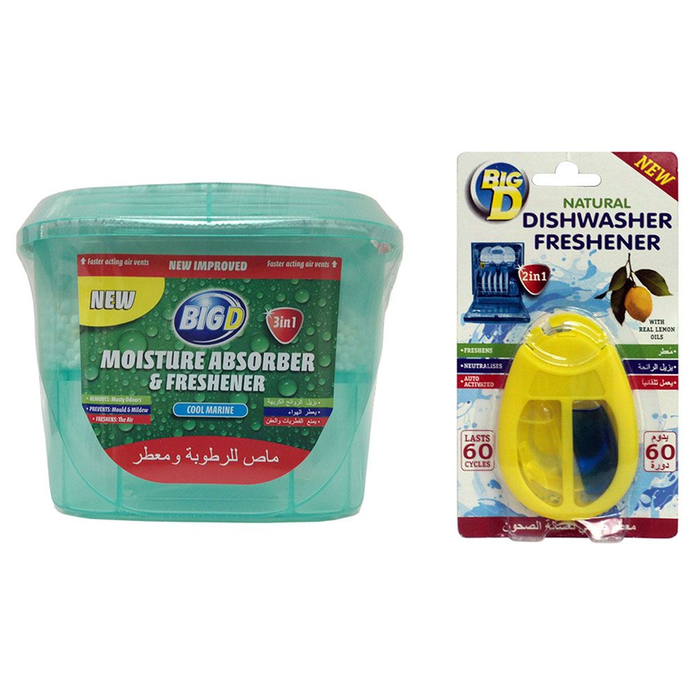 Big D - Moisture Absorber And Dishwasher Freshner
