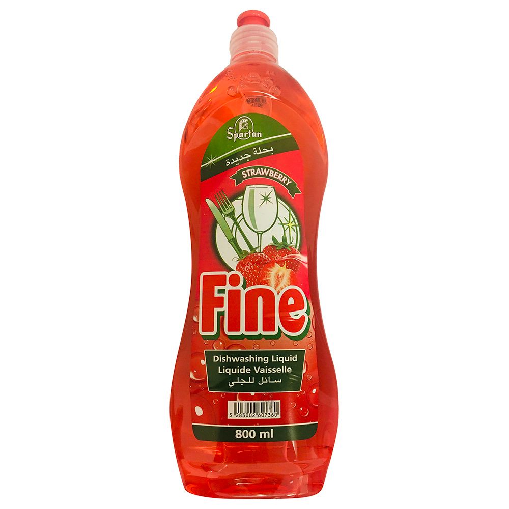 Spartan - Fine Dishwashing Liquid 800ml - Strawberry/Floral