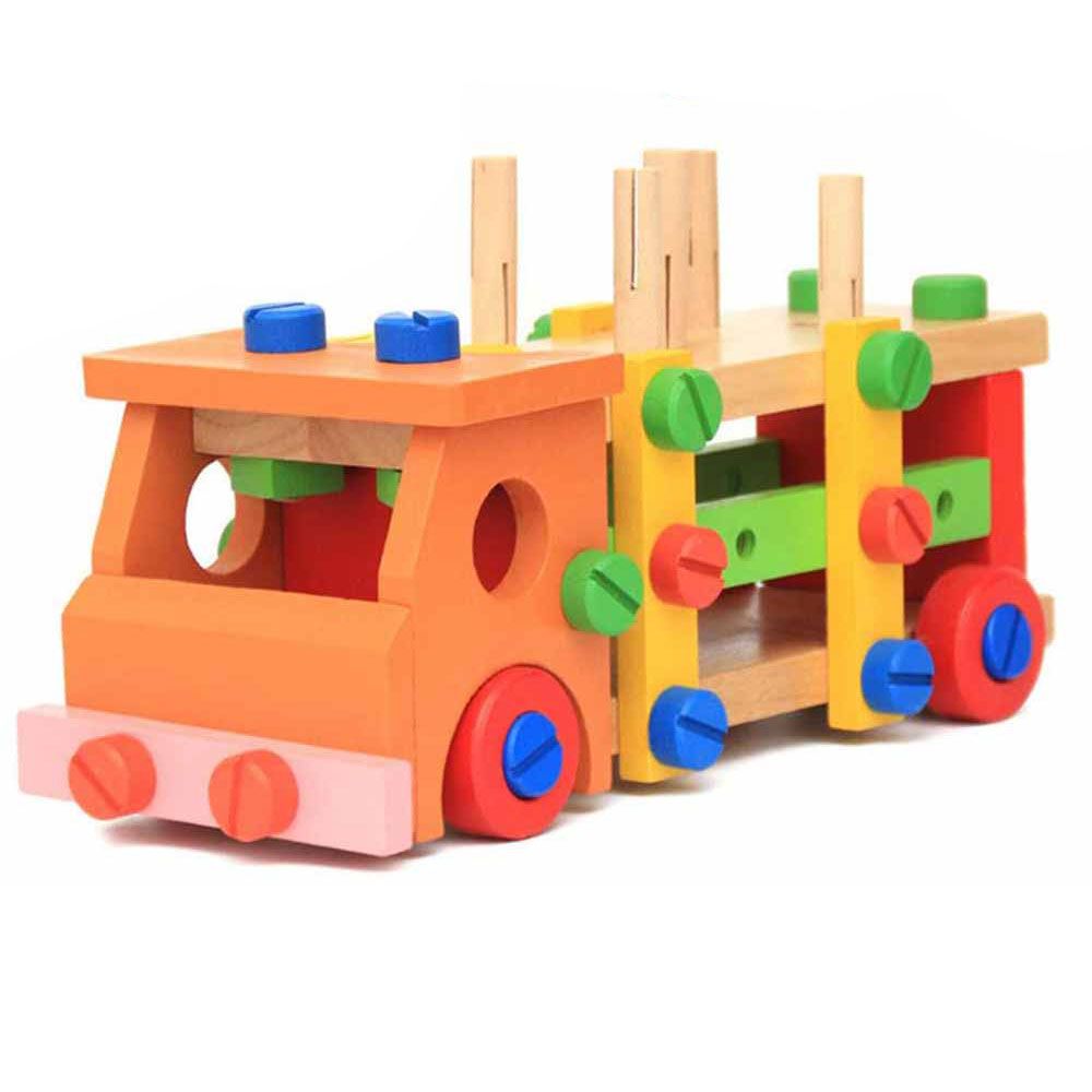 Factory Price - Wooden Assembling Activity Car