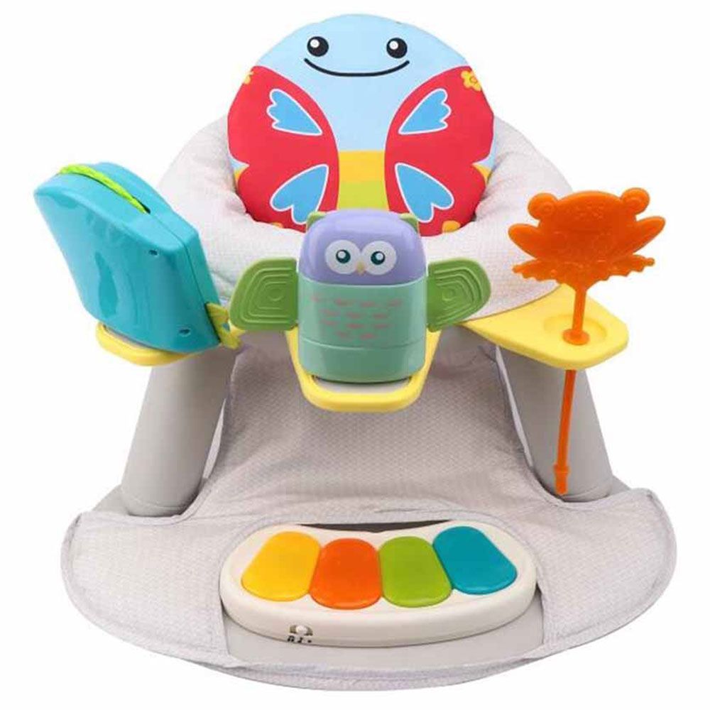 Factory Price - Seat With Feeding Table & Piano - Butterfly