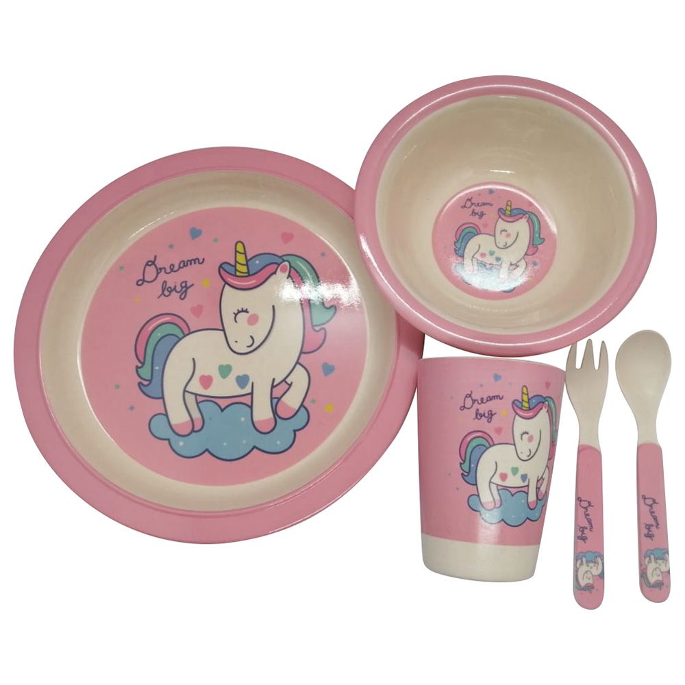 Factory Price - Bamboo Tableware - Unicorn Pink