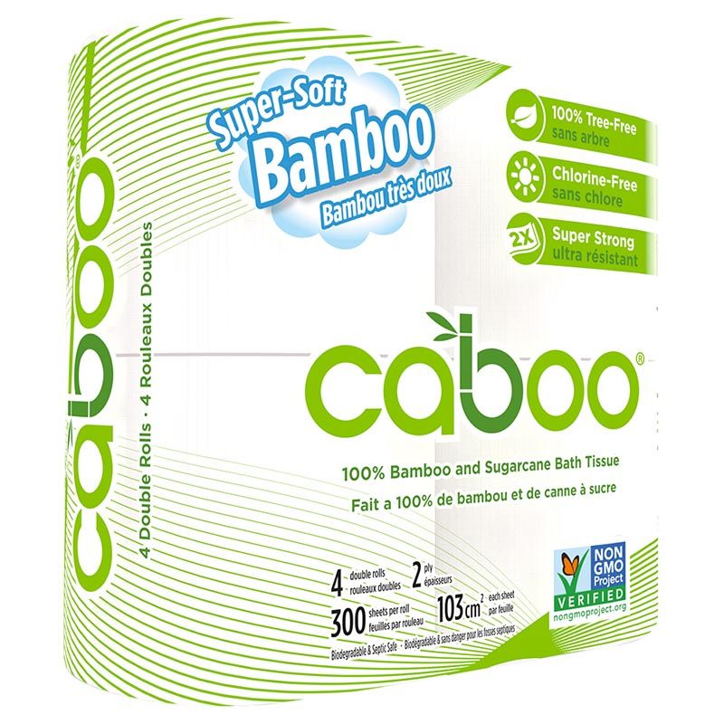 Caboo - Bathroom Tissue Pack of 4 300's