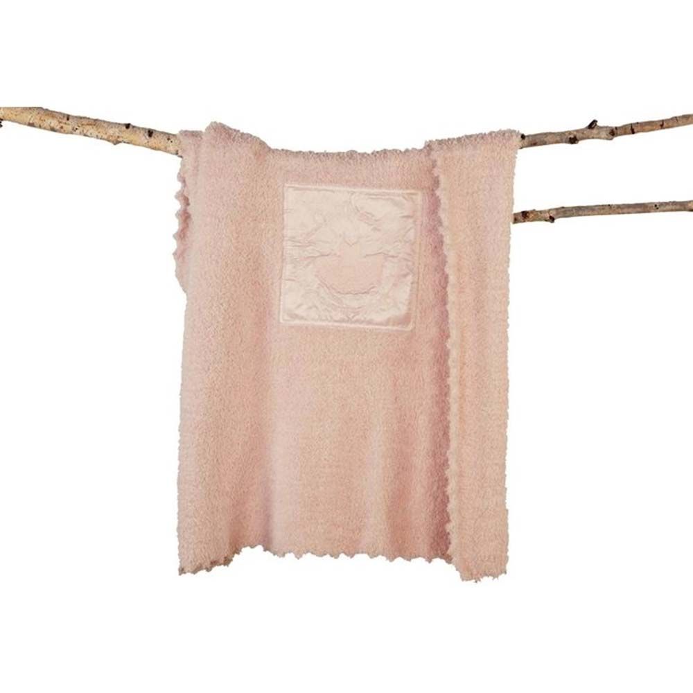 Barefoot Dreams Cozychic Receiving Blanket - Pink