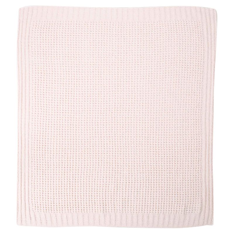 Barefoot Dreams - Waffle Baby Blanket - Pink 