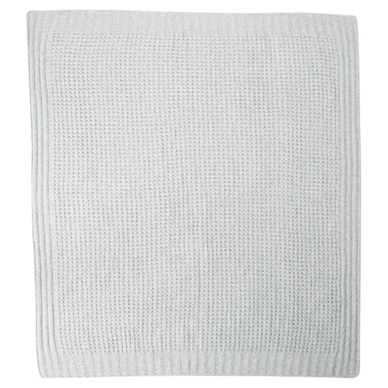Barefoot Dreams Waffle Baby Blanket - Sea Glass