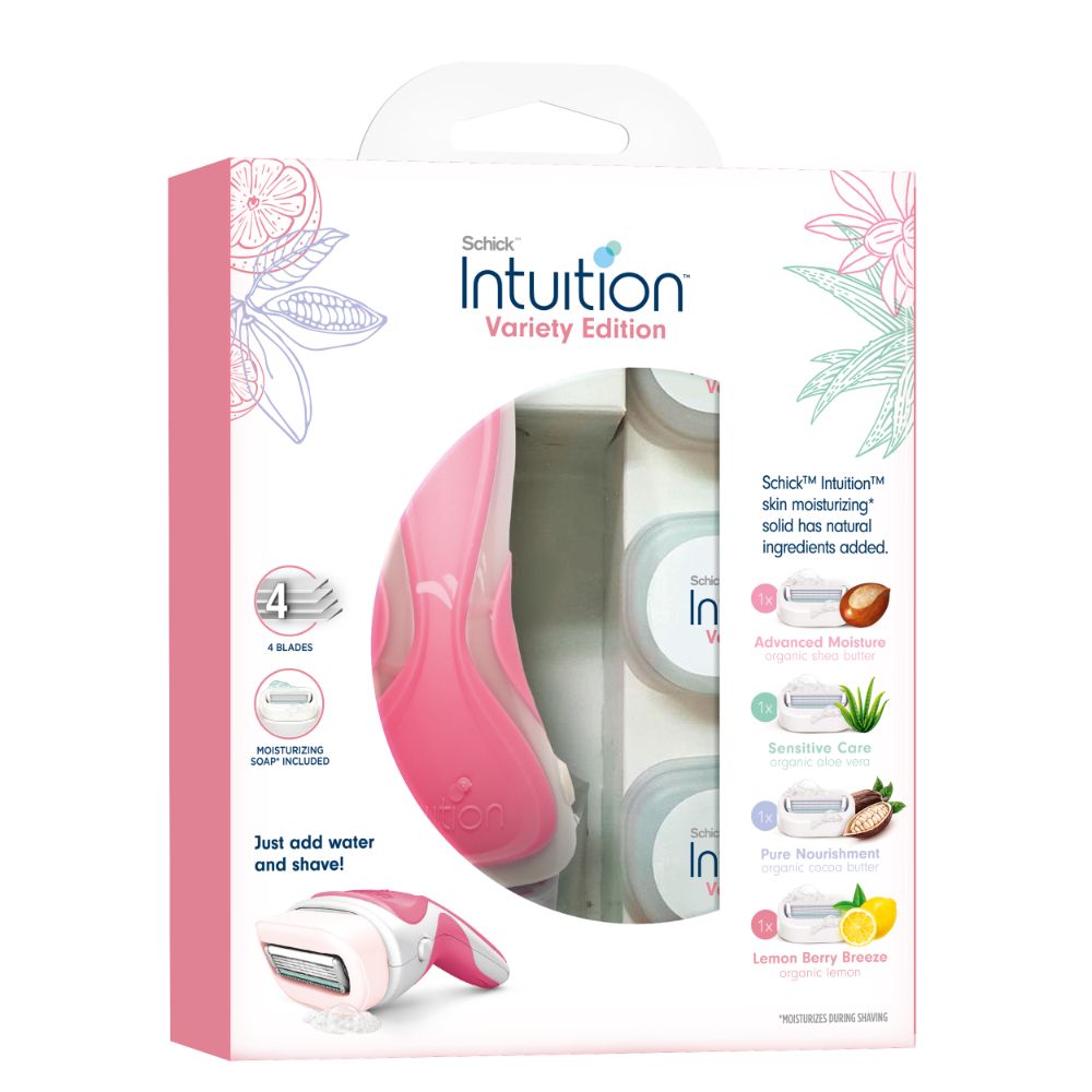 Schick Intuition Shaving Kit 4 Variety Pack