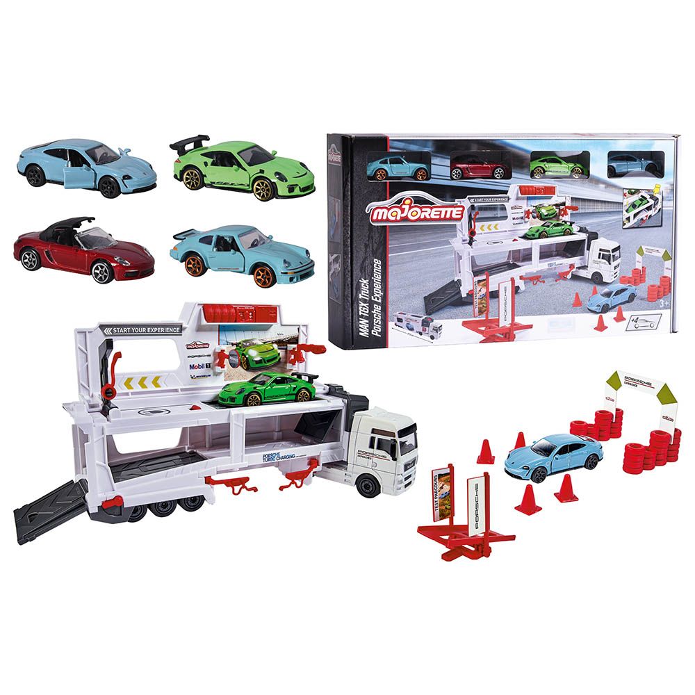 Majorette - Man TGX Porsche Experience Truck Set