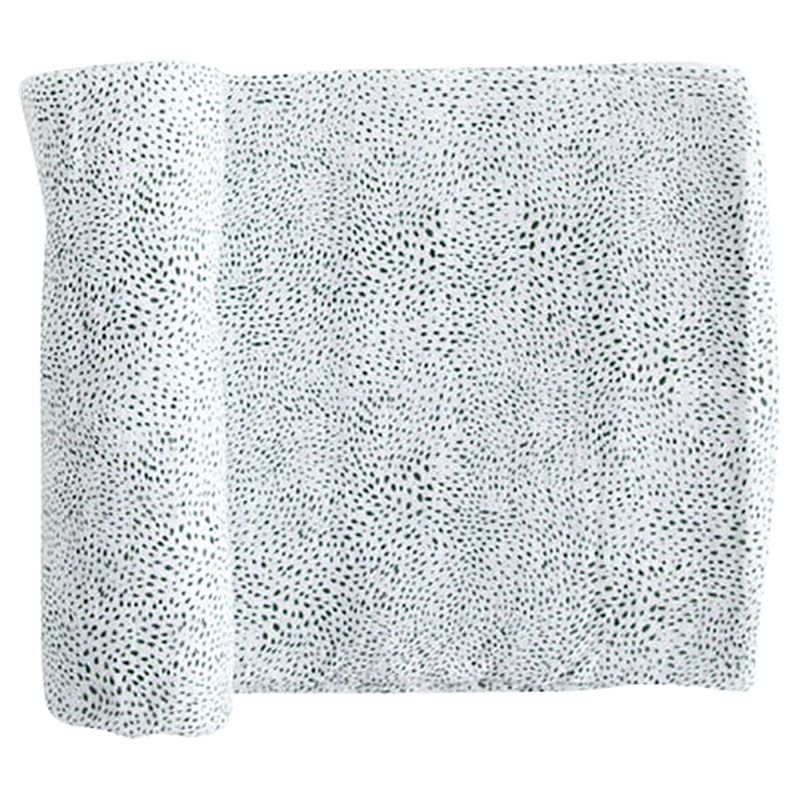 Little Unicorn Cotton Muslin Swaddle Single Green