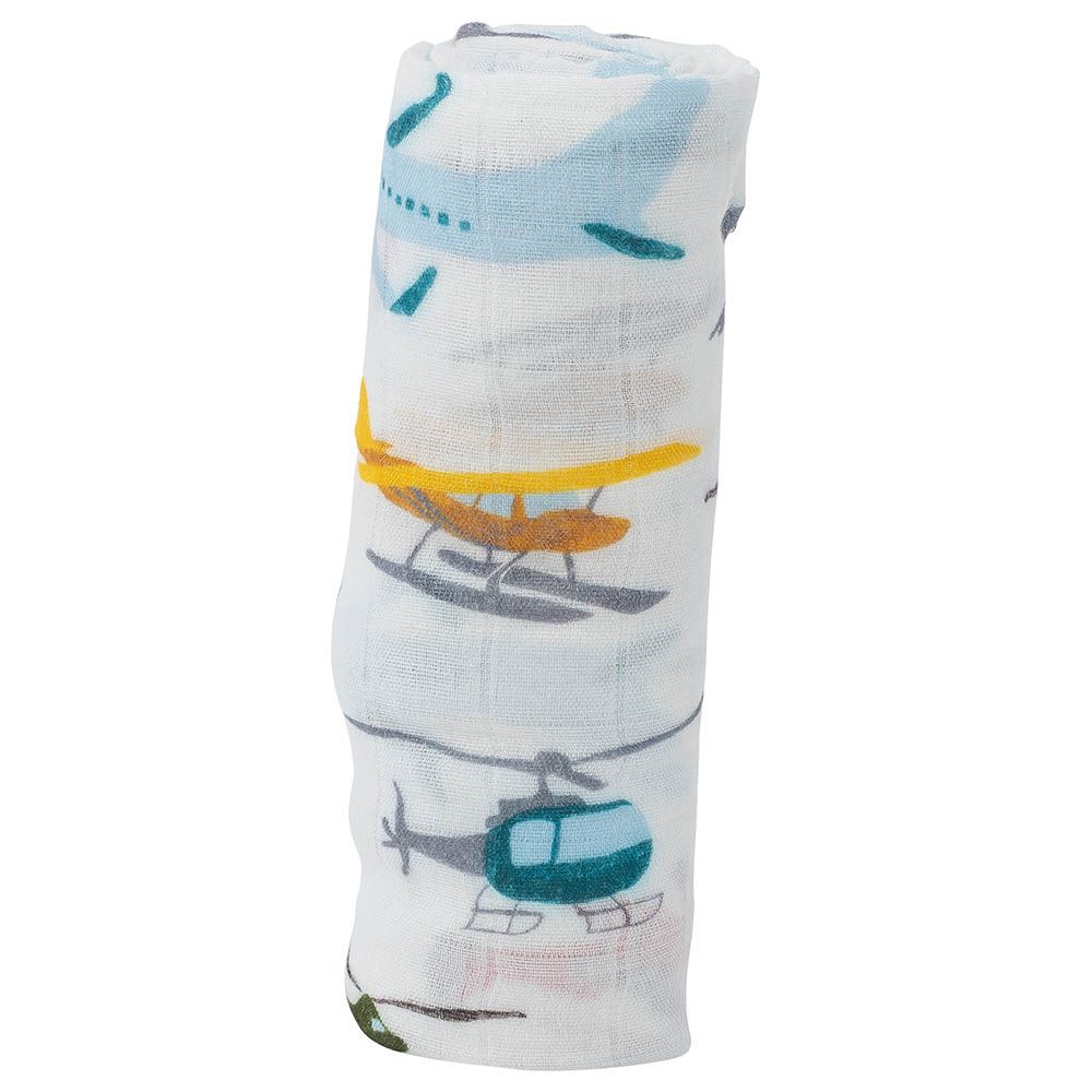 Little Unicorn - Deluxe Muslin Swaddle Single - Air Show