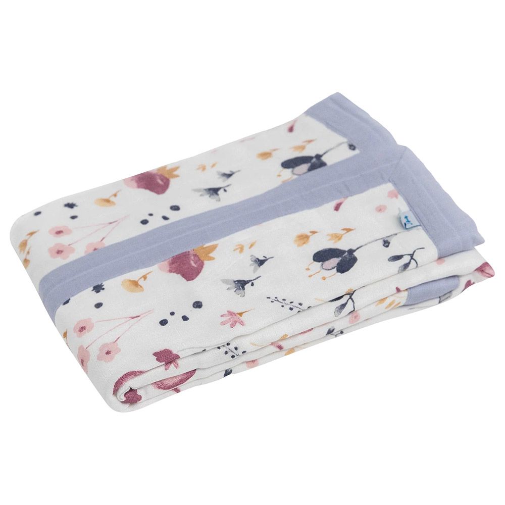 Little Unicorn - Deluxe Muslin Baby Blanket - Fairy Gardens