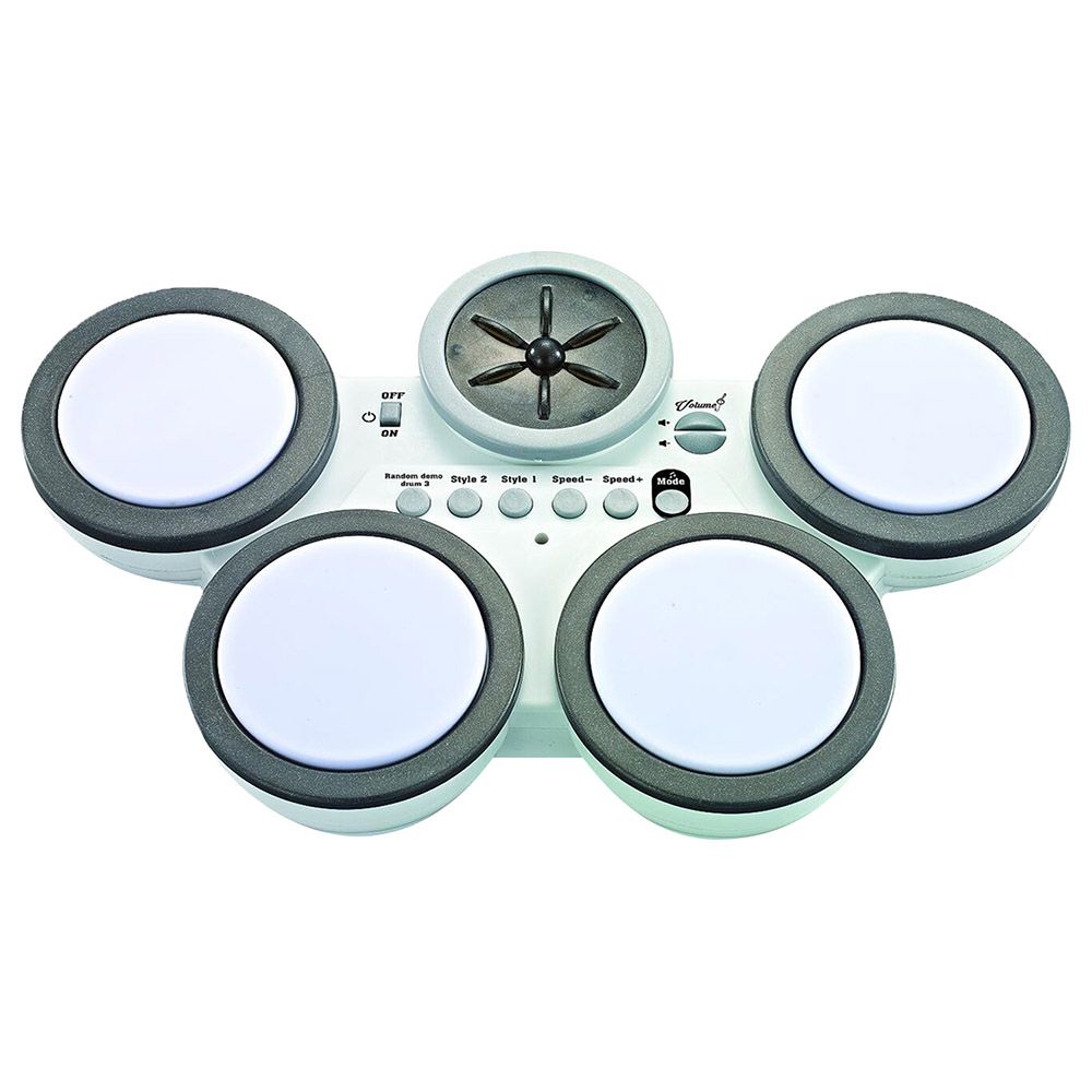 Little Story - Kids Electronic Drum Set - Grey