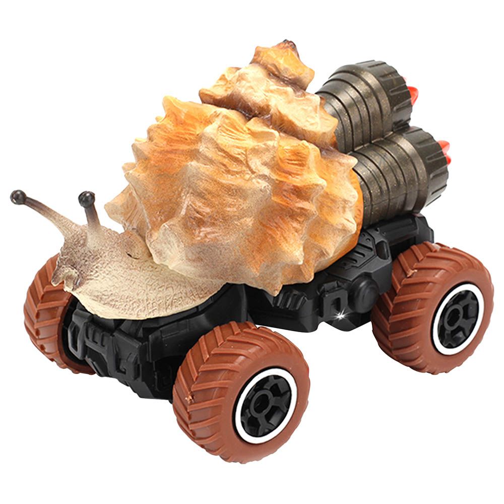Little Story - 2 Channel Snail Car w/ Remote Control - Brown