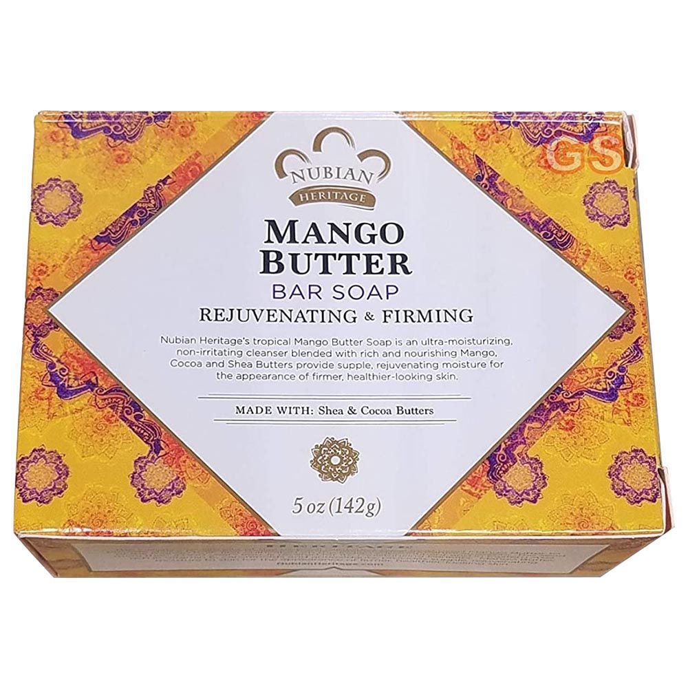 Nubian Heritage - Mango Butter Bar Soap - 142G