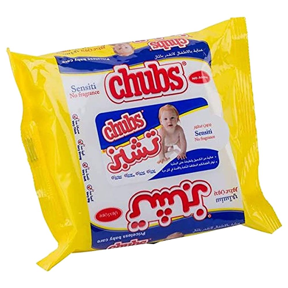 Chubs - Baby Sensiti Skincare Wipes - 20pcs