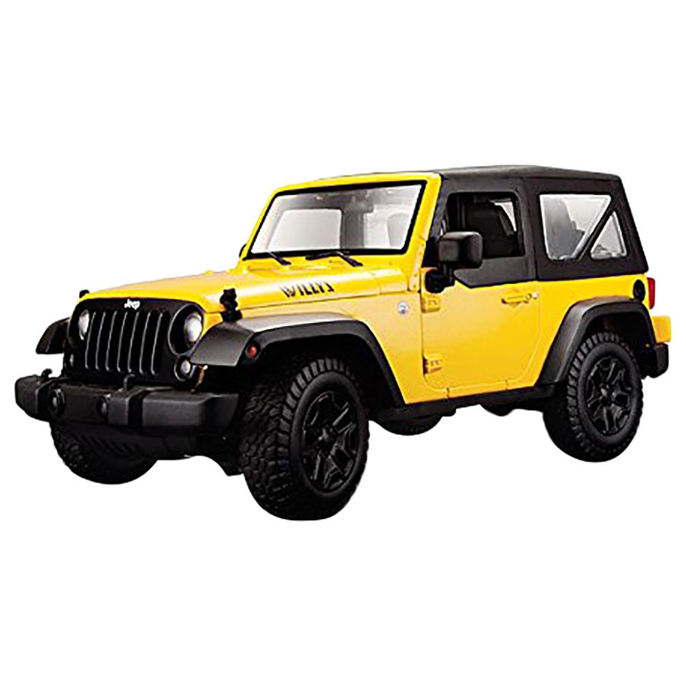 Maisto - 2014 Jeep Wrangler - Yellow