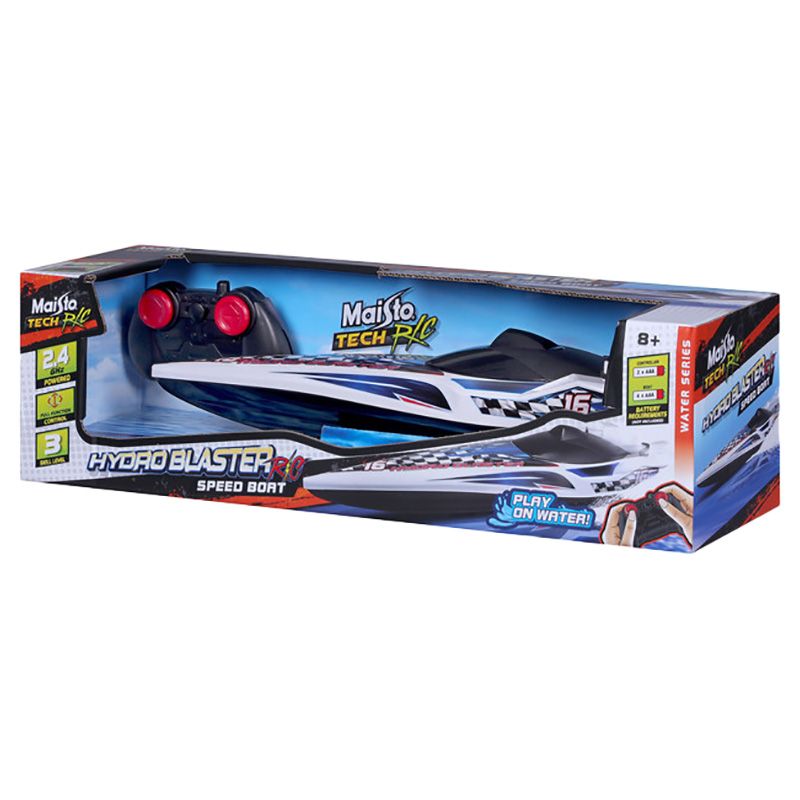 Maisto - Remote Control Hydro Blaster Speed Boat - 2.4 Ghz