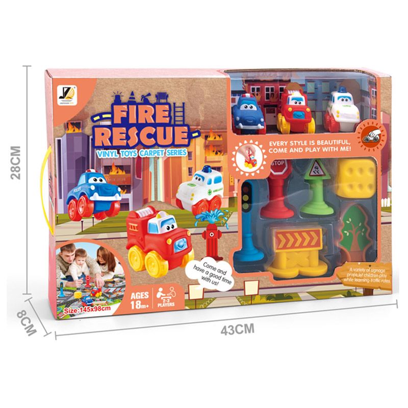 Little Learners - Fire Station Rescue Playset