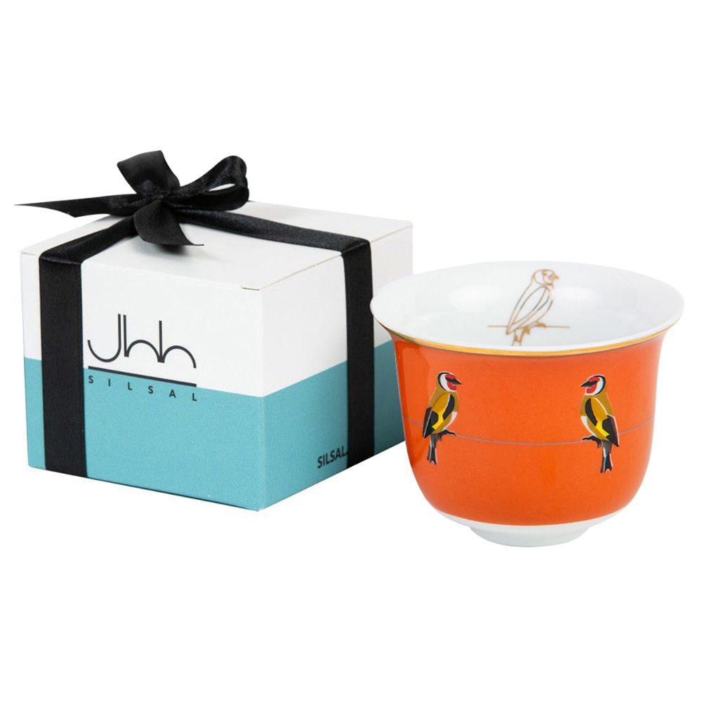 Silsal - Sarb Arabic Coffee Cup - European Goldfinch