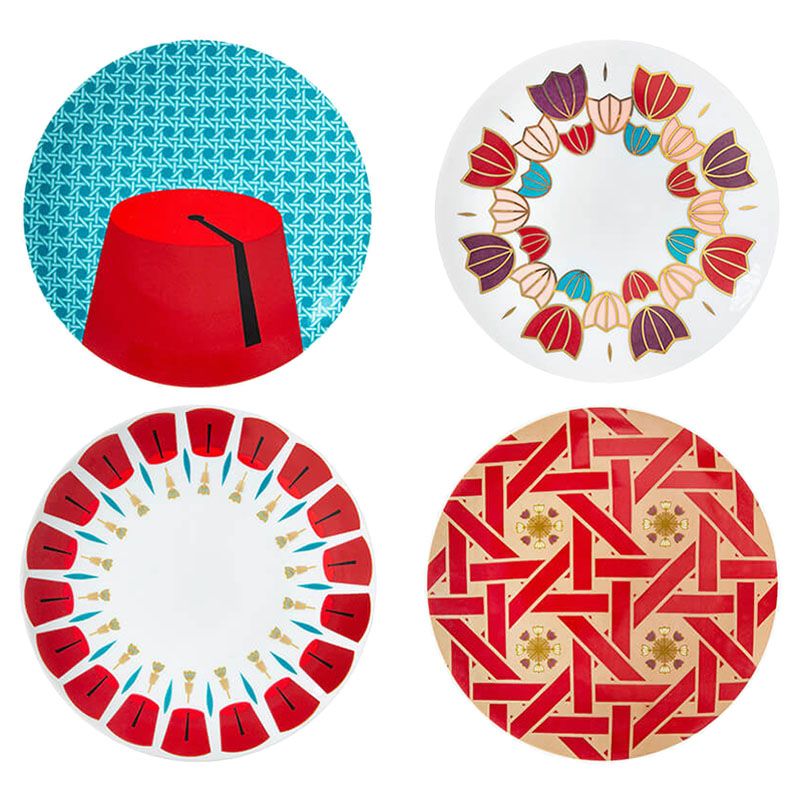 Silsal - Khaizaran Dessert Plates - Set of 4