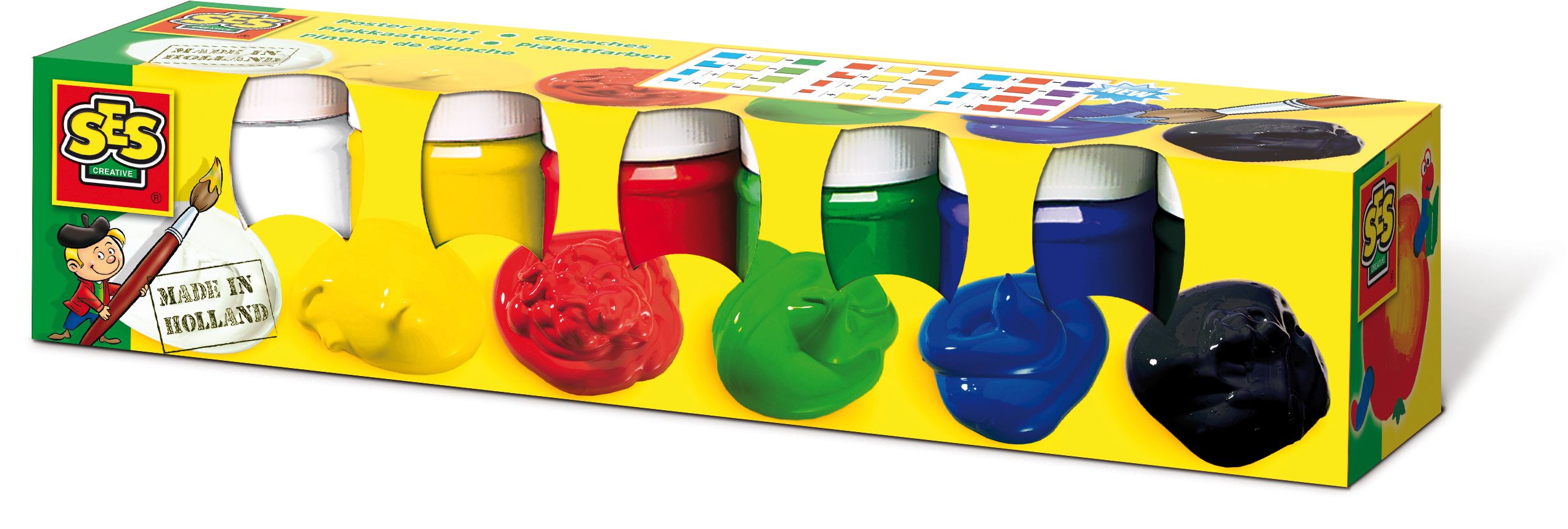 SES Creative - Children's Set Of Six Poster Paint