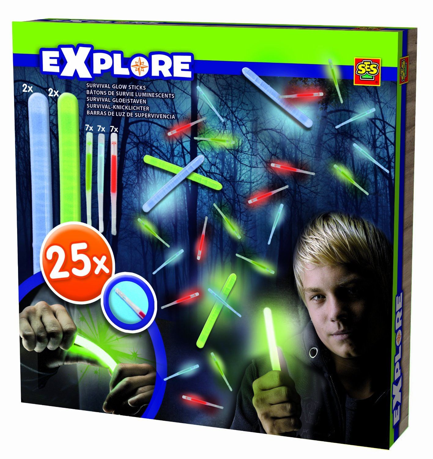 SES Creative - Explore Glow In The Dark Sets