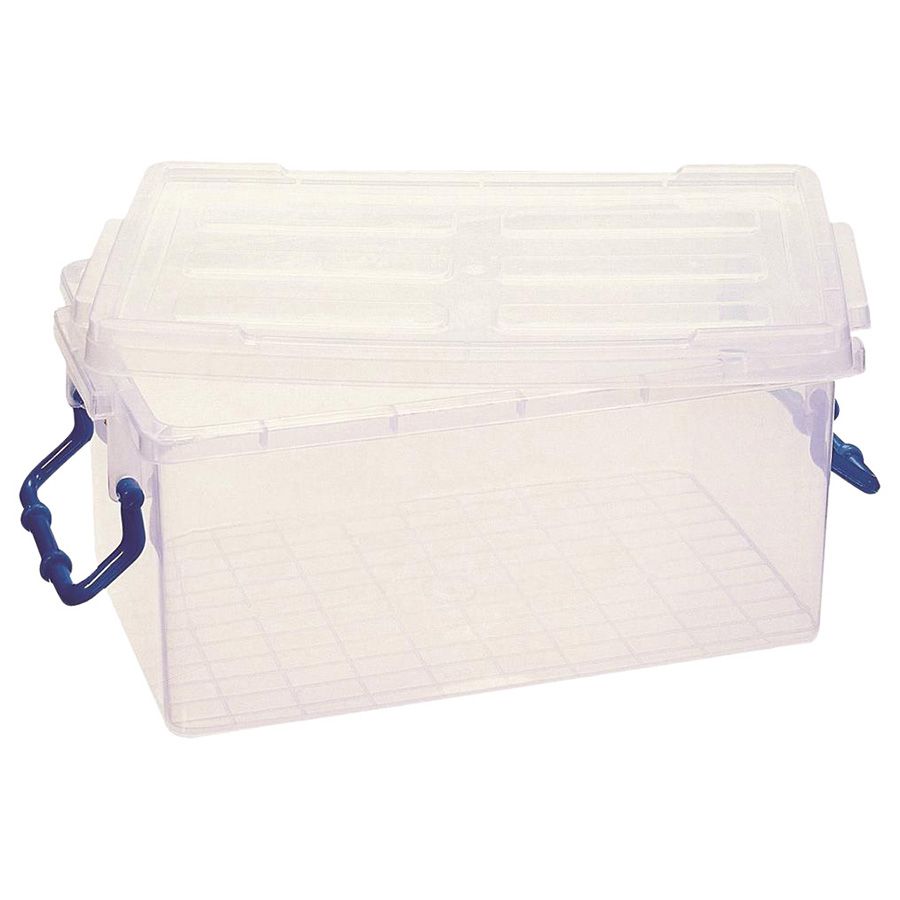 Gigo - Plastic Transparent Bin With Lock