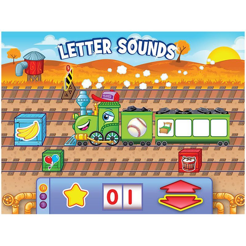 Lakeshore - Link-To-Learn Letter Sounds Game - Interactive CD-ROMs