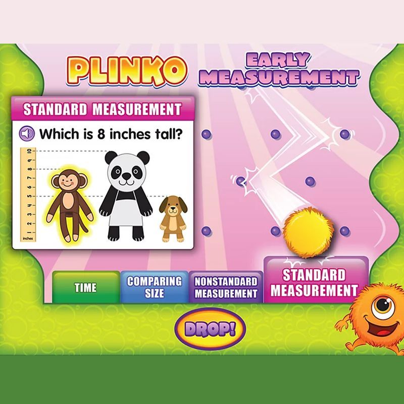 Lakeshore - Early Measurement Plinko Game - Interactive CD-ROMs