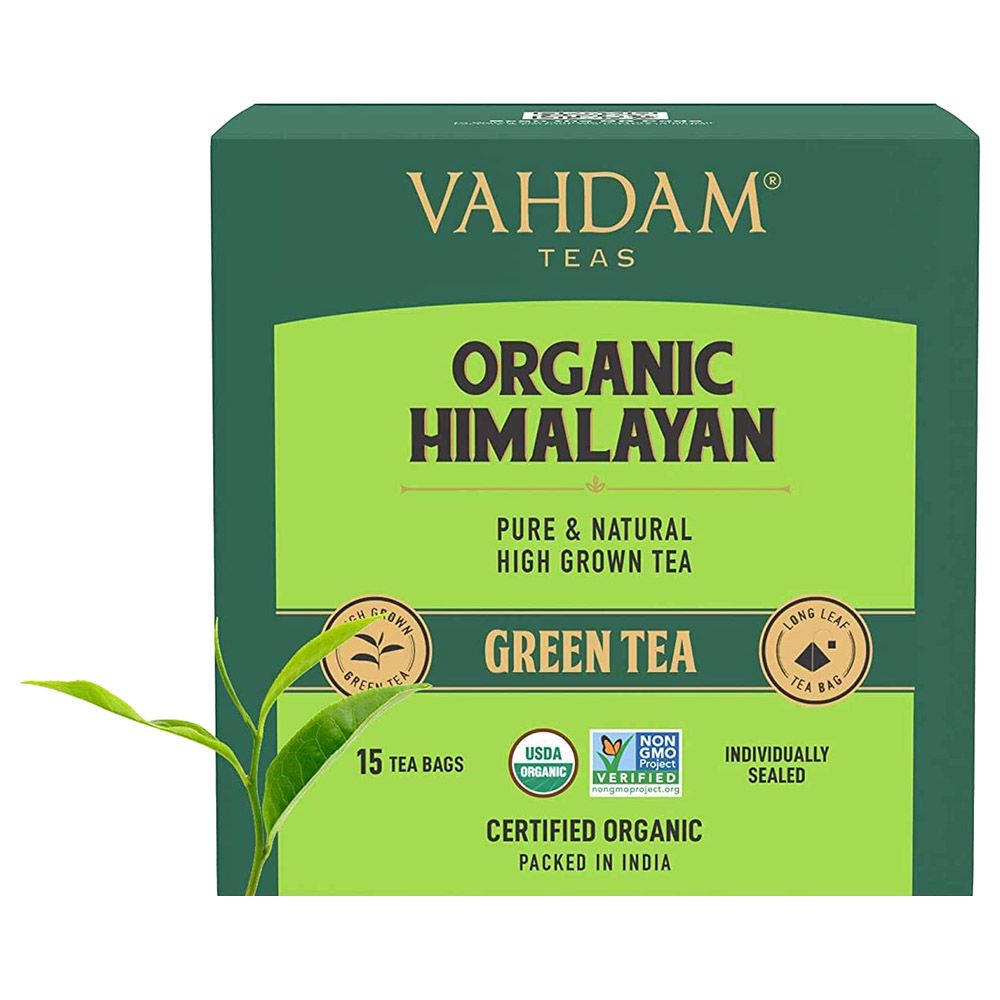 Vahdam - Himalayan Green Tea - 30g - 15 Tea Bags