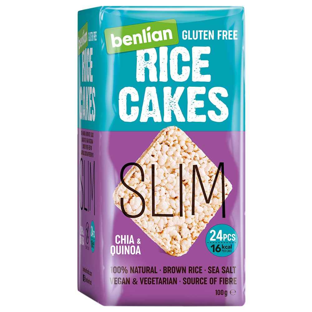 Benlian - Rice Cakes Slim Chia & Quinoa - 100g