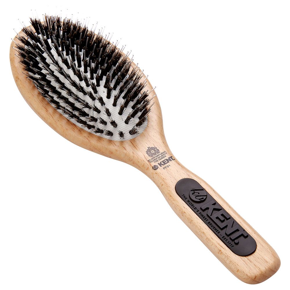 Kent Brushes - Natural Shine Pure Bristle Large Cushion
