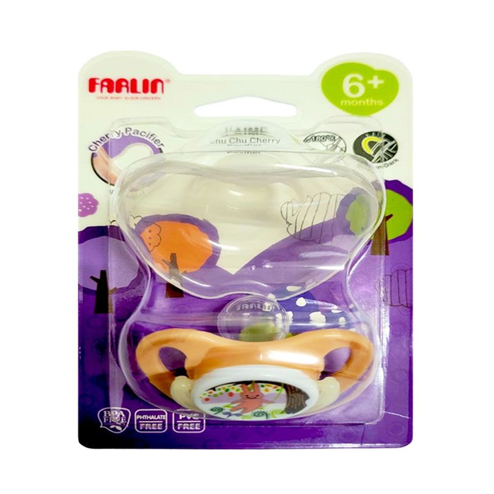 Farlin - Chu Chu Cherry Pacifier 6M+ - Violet