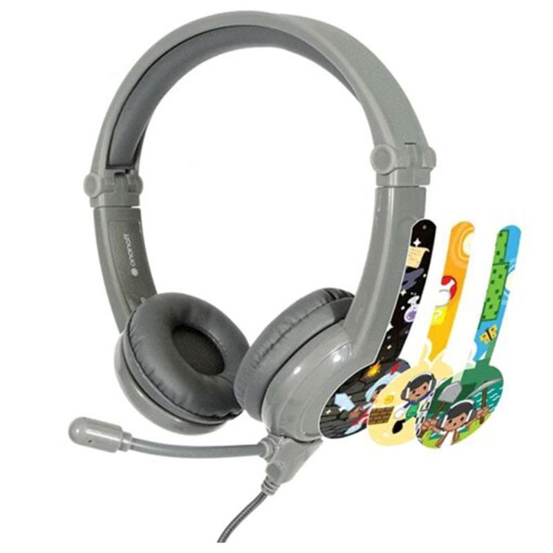 Buddyphones - Galaxy Gaming Headphones - Grey